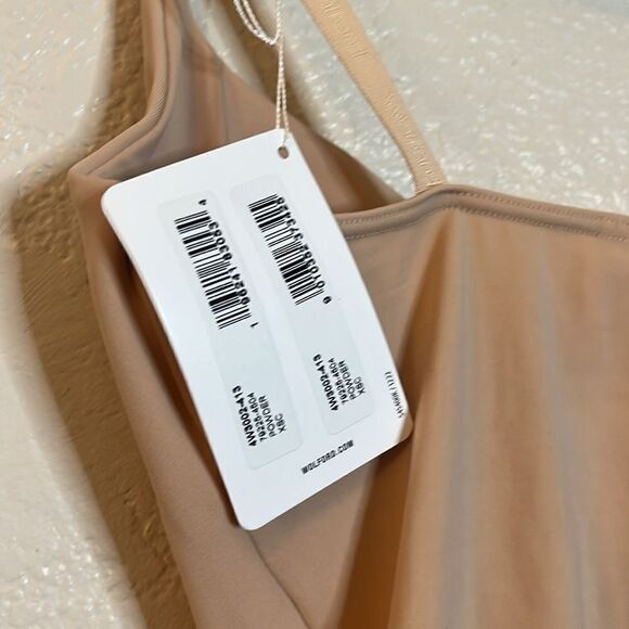 Wolford Mat de Luxe forming Strong shaping bodysuit XS C Cup in Powder NEW $230 - Picture 9 of 11